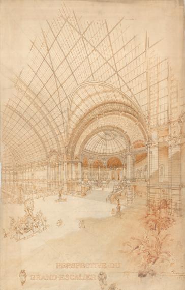 Concours pour le palais des Champs-Elysées, Exposition universelle de Paris, 1900